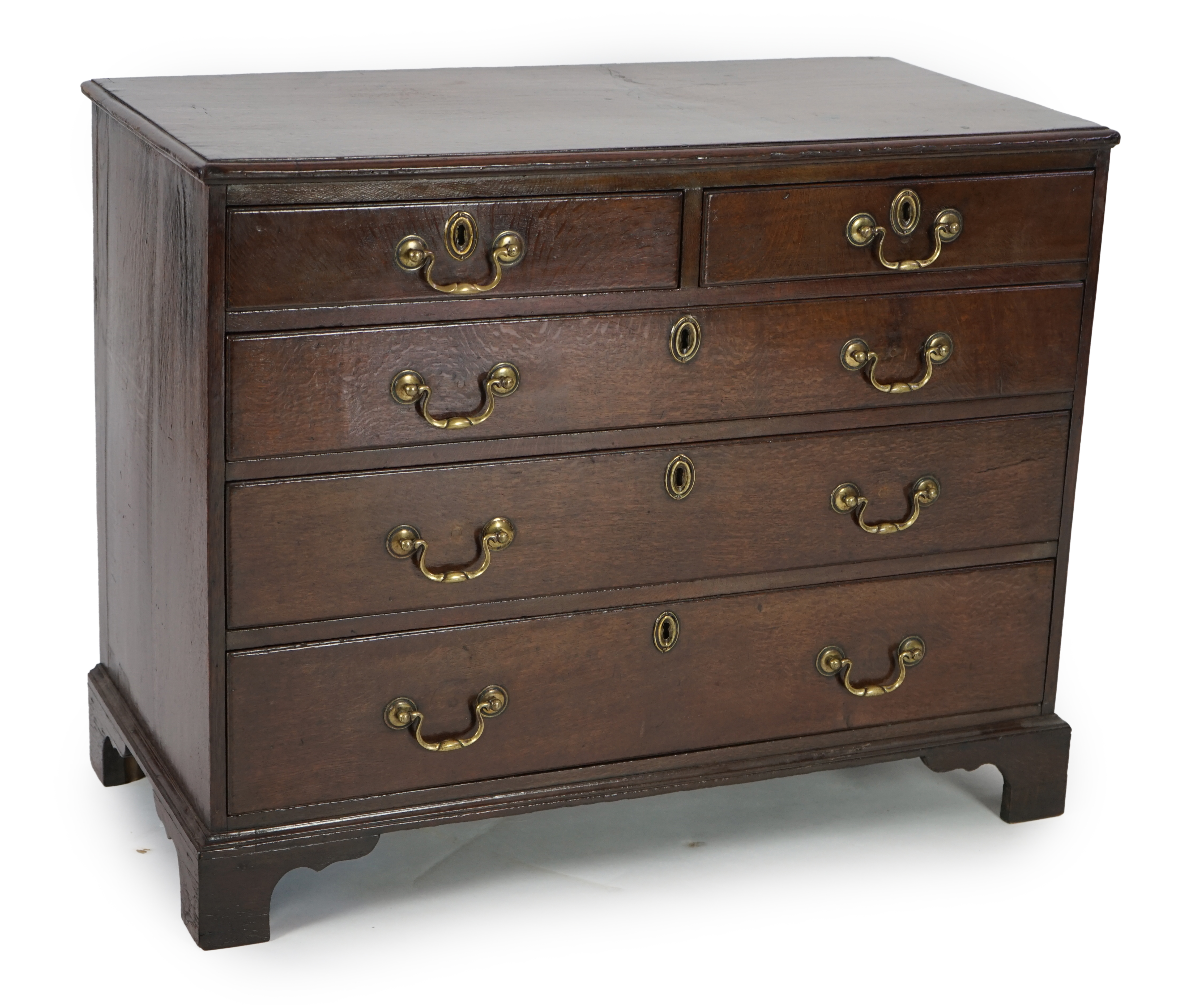 A George III oak chest